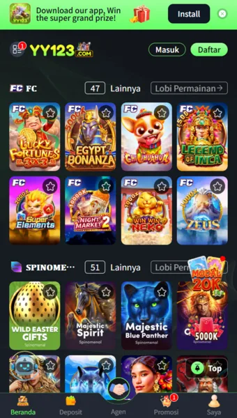 YY123 Game Online Resmi 2026